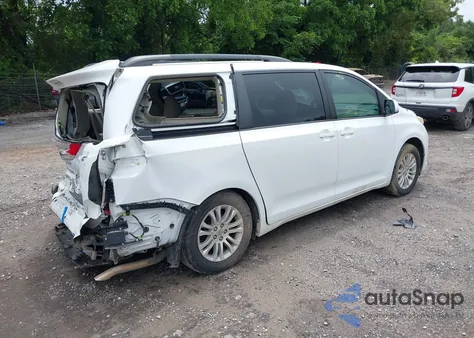 2014 Toyota Sienna Xle V6 8 Passenger из США, поврежденный, VIN 5TDYK3DC3ES442911